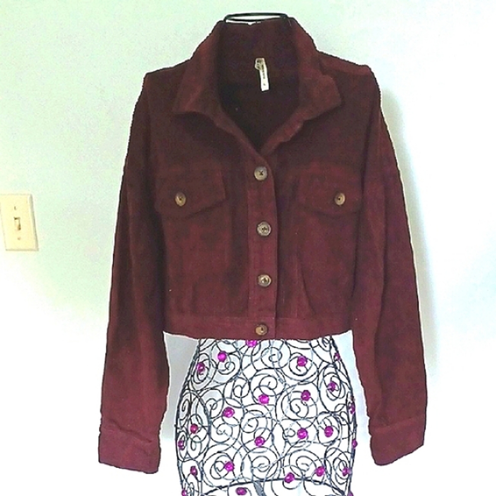 Live 4 Truth Brown Corduroy Crop Jacket